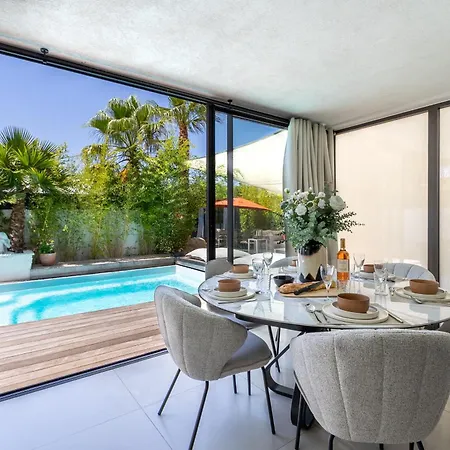 아파트 Oasis De La Gorguette - Plages, Piscine, Jacuzzi, Detente 사나리쉬르메르
